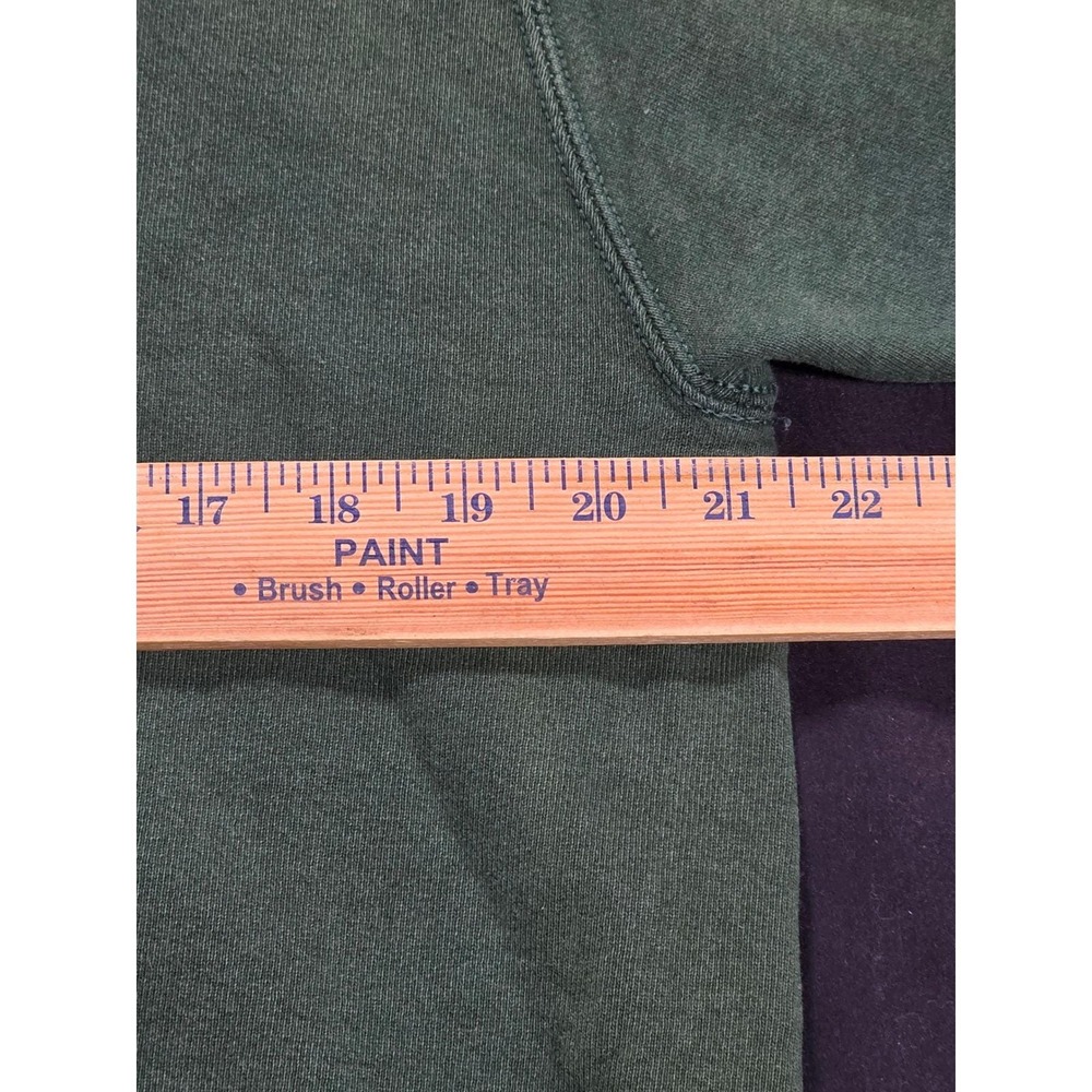 Vintage Fruit of the Loom Bontrager Cycles Bike Sport Green Hoodie Mens L - Picture 12 of 14